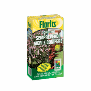 Flortis Concime per Sempreverdi, Siepi e Conifere – NPK 10-5-15