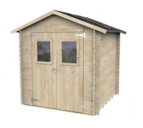 Casetta in Legno Blockhouse Hobby – Robusta, funzionale, in abete naturale