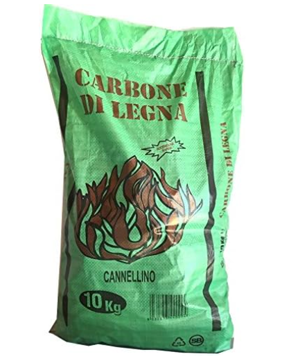 Carbone di Legna Cannellino – Sacco 10 kg – Naturale e di lunga durata