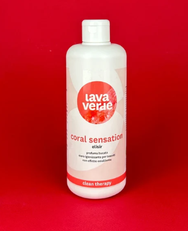 Ammorbidente Coral Sensation Elisir Lavaverde – 500 ml – Profumo Agrumi, Patchouli e Vaniglia