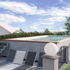 Piscina Mediterranea – 360×560×125 cm – Autoportante con struttura modulare