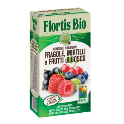 Flortis Concime Biologico per Fragole, Mirtilli e Frutti di Bosco – 1 kg