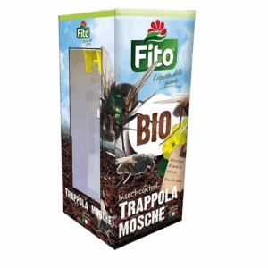 Trappola per Mosche Biofito Riutilizzabile con Esca Naturale
