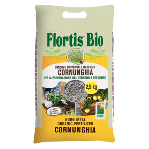 Flortis Cornunghia – Concime Naturale in Scaglie – 2,5 kg