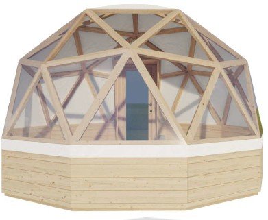 Outdoor Dome Magic Ball – Tenda a Cupola Panoramica da Giardino Ø 4 m