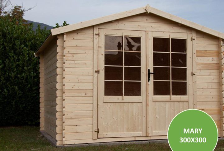 Casetta in Legno MARY – 300×300 cm – Losa Legnami