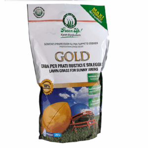 Semi Prato GOLD – Per Zone Soleggiate – Alta Resistenza e Effetto Estetico – 1,2 kg