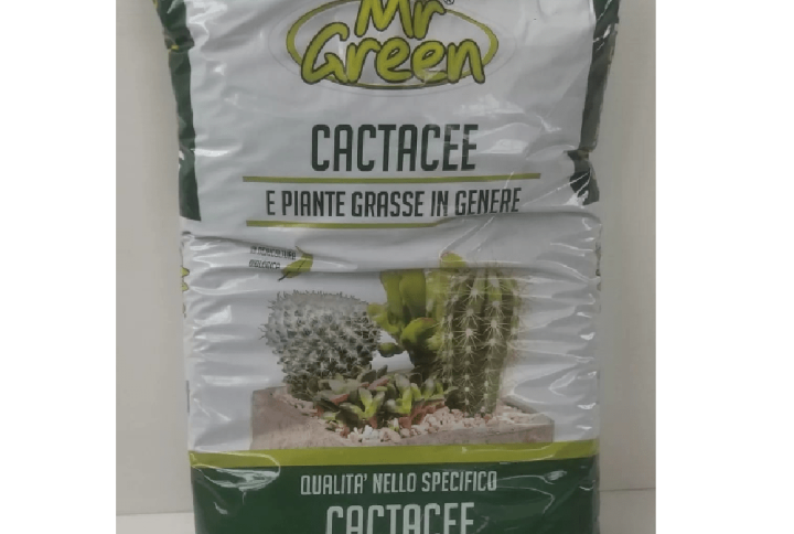 Terriccio Specifico per Cactacee e Piante Grasse 10L – Drenante e Minerale