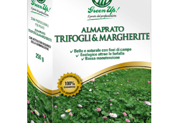 Semi Almaprato Trifogli e Margherite – 250g per Prati Naturali