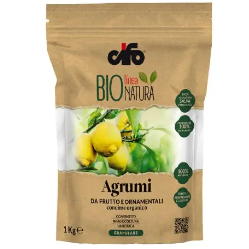 Cifo BioNatura Agrumi – Concime Organico per Frutti e Ornamentali – 1 kg