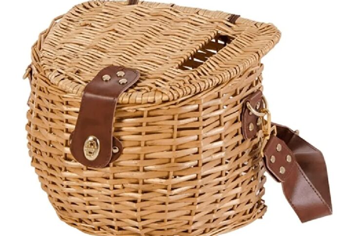 Cesto Portafunghi con Tracolla – 33×23 h35 cm