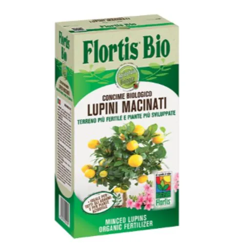FLORTIS BIO Concime Lupini Macinati – Naturale per Agrumi e Acidofile – 800 g