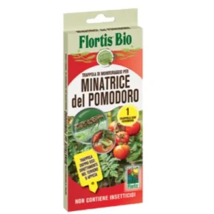 Flortis Bio Trappola per Minatrice del Pomodoro – con Feromone – Uso Orto