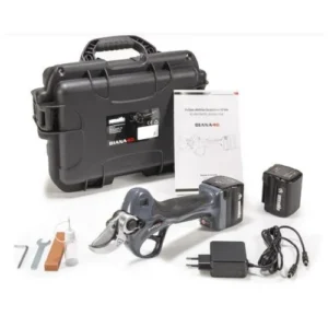 Forbice Elettrica Diana per Potatura – 40 mm, con Valigetta e 2 Batterie