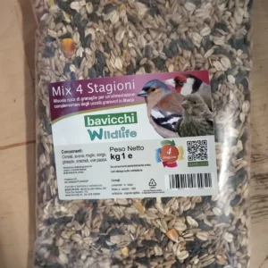 Granaglie Mix 4 Stagioni – Mangime completo per uccelli selvatici – 1 Kg