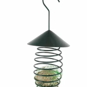 Mangiatoia a Spirale con Gancio e Tettuccio – Per Palline di Grasso