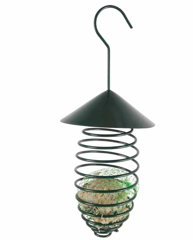 Mangiatoia a Spirale con Gancio e Tettuccio – Per Palline di Grasso