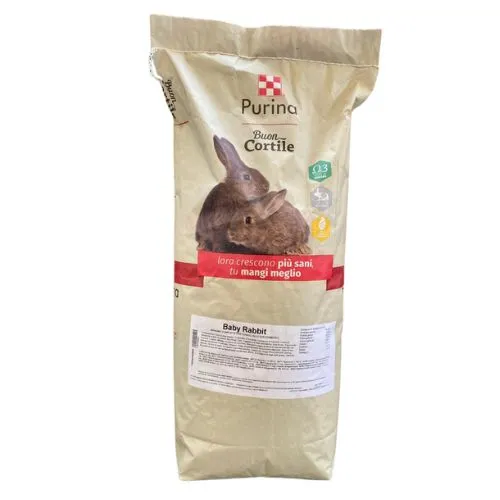 Mangime Svezzamento Conigli Baby Rabbit – 10 kg, con Erbe e Oli Essenziali