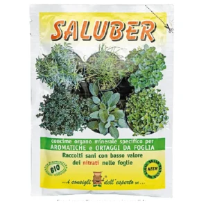 Saluber Concime BIO per Aromatiche e Ortaggi – 100 g