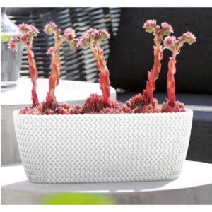 Vaso Cassetta Splofy Effetto Maglia  30×16 h13