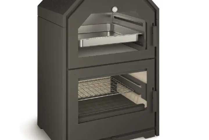 Stufa con Forno a Vista Ferlux 60 – 14,5 kW – Forno in Acciaio Inox