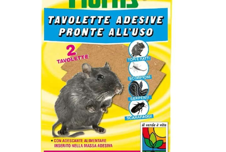 Tavolette Adesive Cattura Topi e Insetti – 2 Pezzi