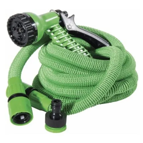 Tubo Estensibile per Irrigazione – 7,5 m con Pistola Multigetto