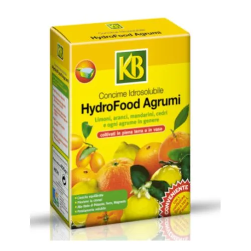 Hydrofood Agrumi – Concime idrosolubile specifico per agrumi (400g)