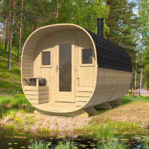 Sauna botte Pori Ø 240 × 400 cm