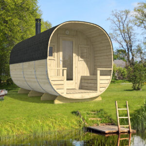 Sauna botte Turku Ø 240 × 447 cm
