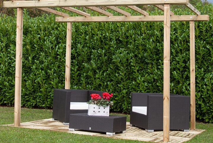 Pergola Autoportante 300×400 cm in Pino Massello
