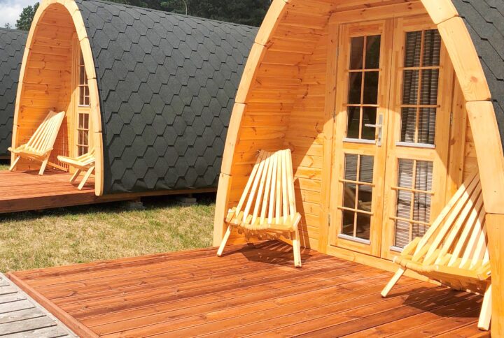 Camping Pod 300×600 cm in Abete – Parete 44 mm