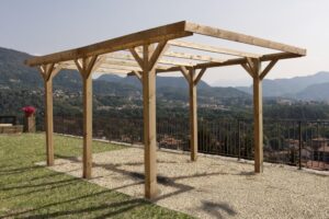 CARPORT SINGOLO SENZA COPERTURA