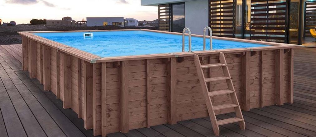 PISCINA NIAGARA RETTANGOLARE 800X500 liner blu