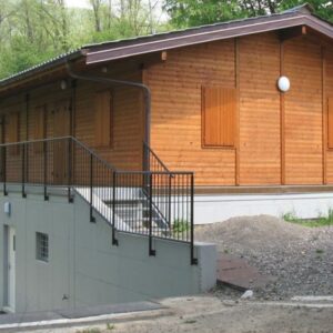 casa in legno e cemento 2 piani