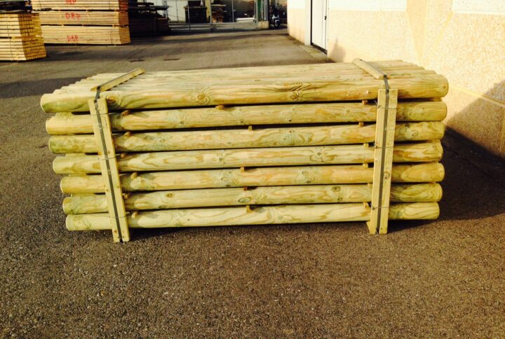 Palo Impregnato Diam. 10 Lung. 300 cm