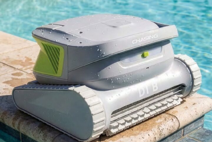 Chasing DT-B Robot Pulitore Automatico per Piscina a Batteria con Bluetooth
