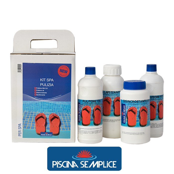 Kit SPA Pulizia Piscina Semplice – per SPA, vasche idromassaggio e mini piscine