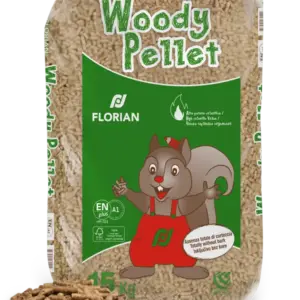 Woody Pellet Florian 15 kg ENplus A1 – Pellet Faggio/Abete
