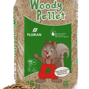 Woody Pellet Florian 15 kg ENplus A1 – Pellet Faggio/Abete Woody Pellet Florian 15 kg ENplus A1 – Pellet Faggio/Abete